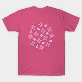 Hydrangea | Pink | Dark T-Shirt